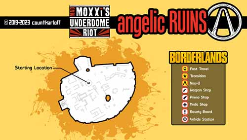 Angelic Ruins loot map