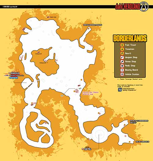 Dahl Headland loot map