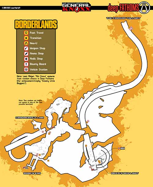 Deep Fathoms loot map