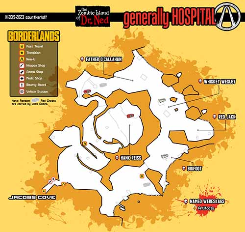 Generally Hospital loot map