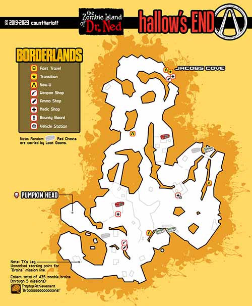 Hallow's End loot map