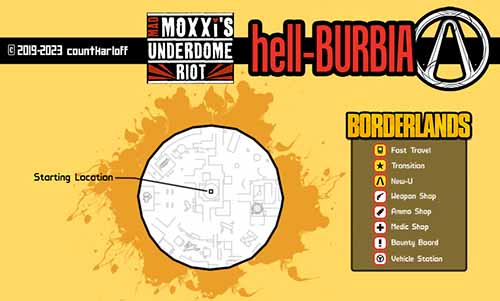 Hell-burbia loot map