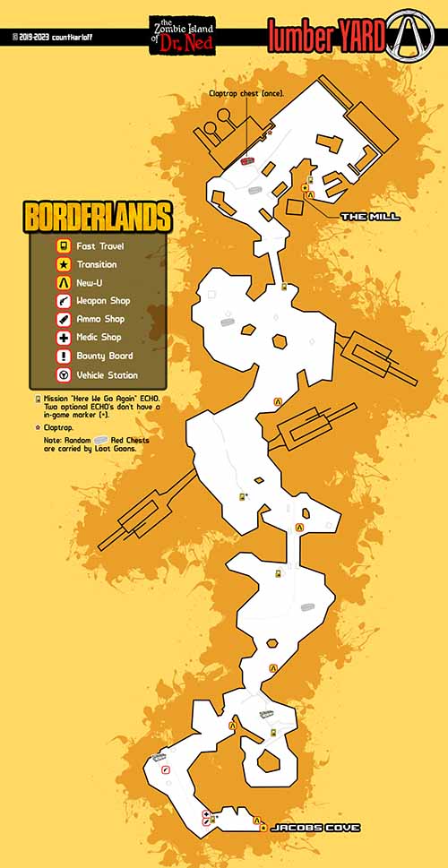 Lumber Yard loot map