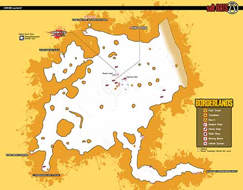 Salt Flats loot map