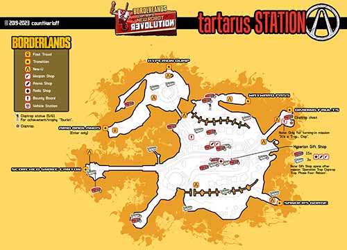 Tartarus Station loot map
