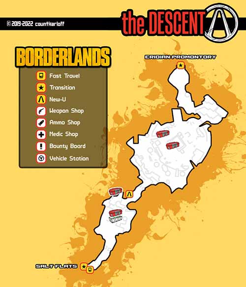 The Descent loot map