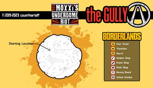 The Gully loot map
