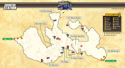Ardorton Station loot map