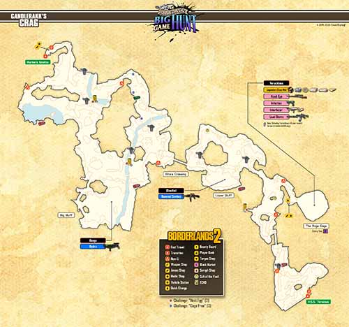 Candlerakk's Crag loot map