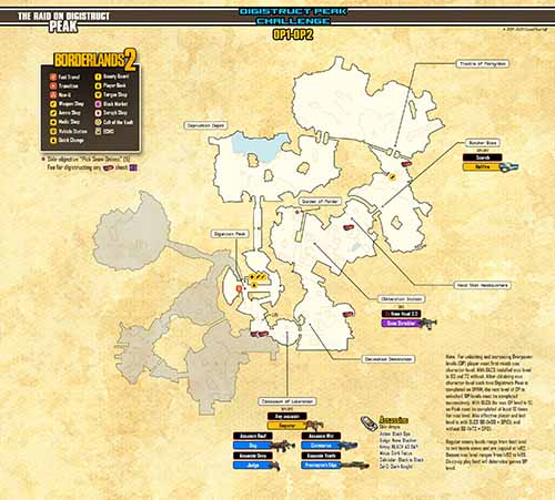 Digistruct Peak II loot map