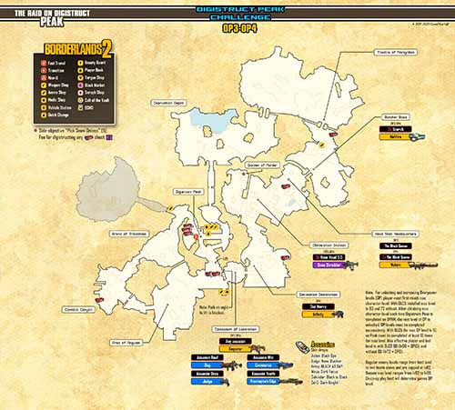 Digistruct Peak III loot map