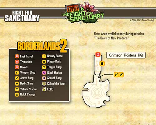 Fight for Sanctuary loot map