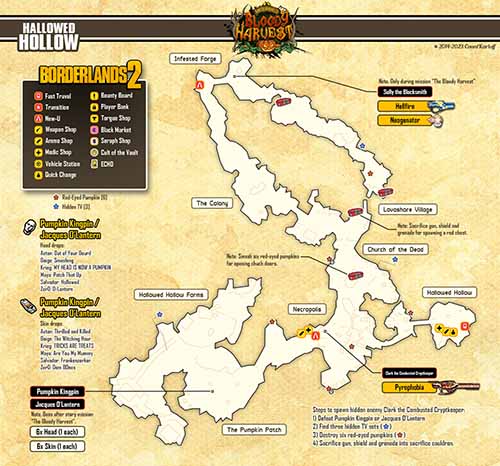 Hallowed Hollow loot map