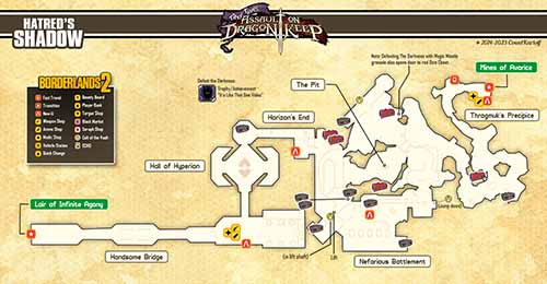 Hatred's Shadow loot map