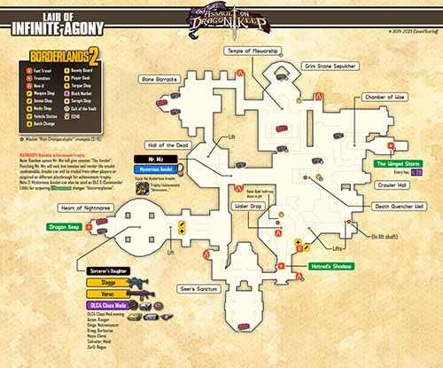 Lair of Infinite Agony loot map