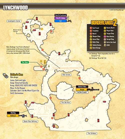Lynchwood loot map