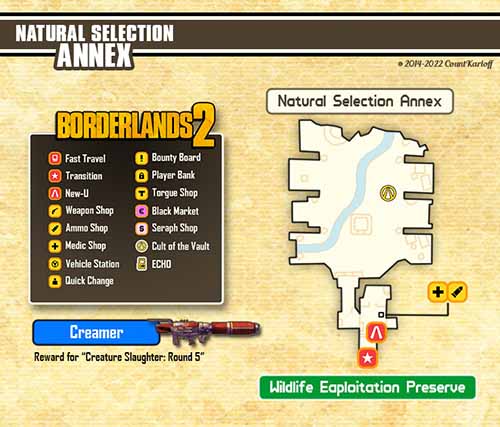Natural Selection Annex loot map