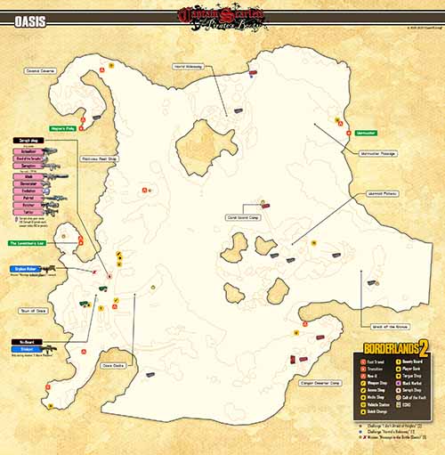 Oasis loot map