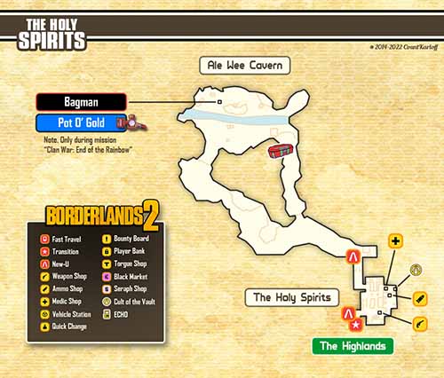 The Holy Spirits loot map
