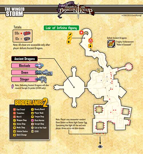 The Winged Storm loot map