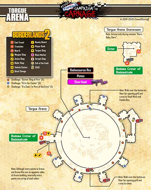 Torgue Arena loot map