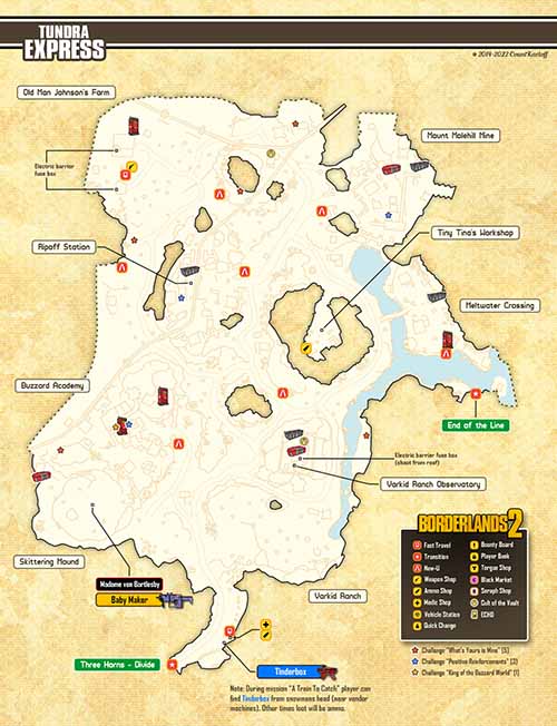 Tundra Express loot map
