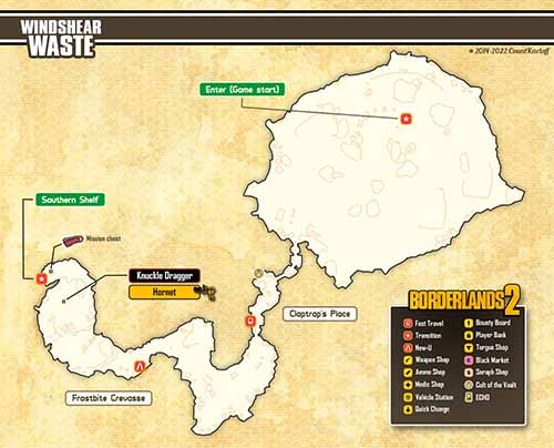 Windshear Waste loot map