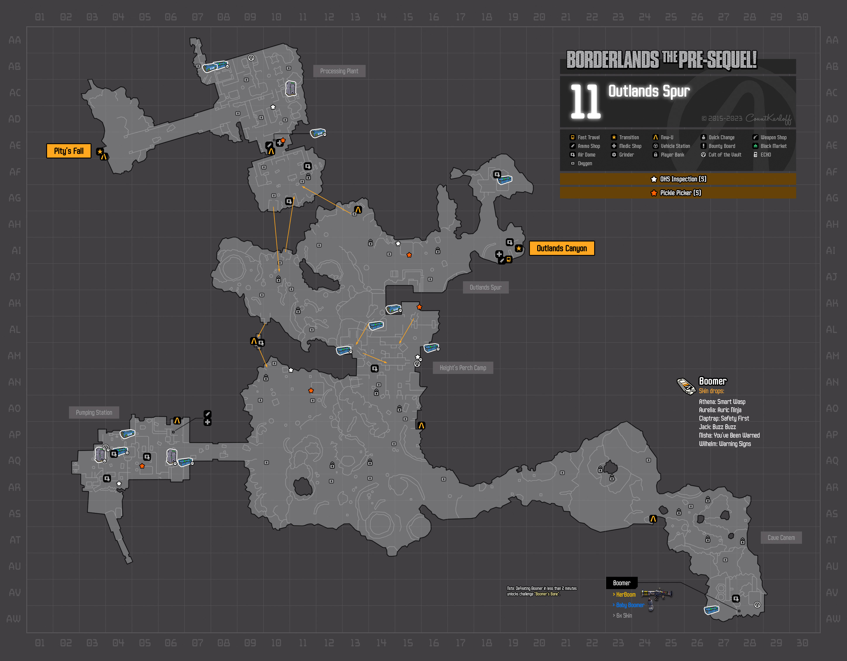 Borderlands TPS - O.T.D.H Loot Maps